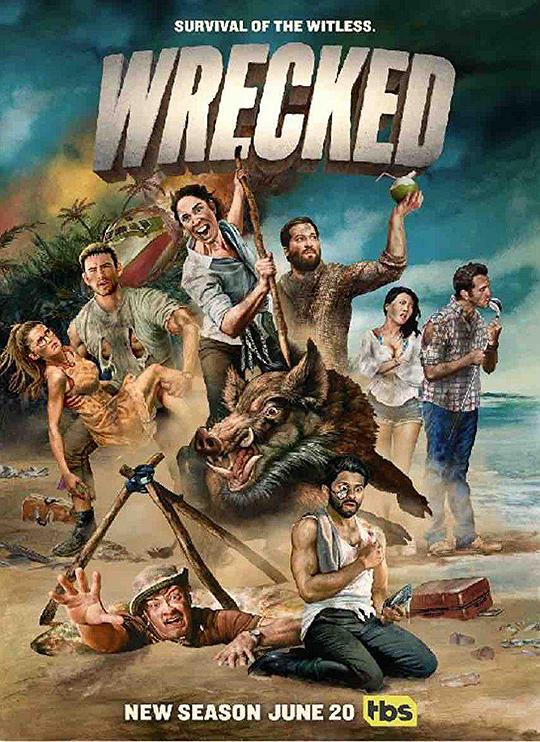 开荒岛民Wrecked(2016 – 2018)插图%4K电影下载_3D影视资源_杜比视界迅雷下载