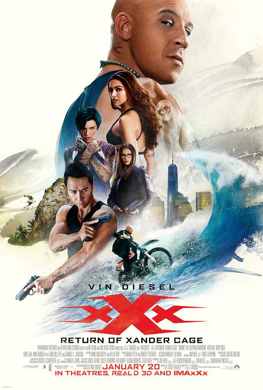 极限特工3：终极回归xXx: Return of Xander Cage(2017)插图%4K电影下载_3D影视资源_杜比视界迅雷下载