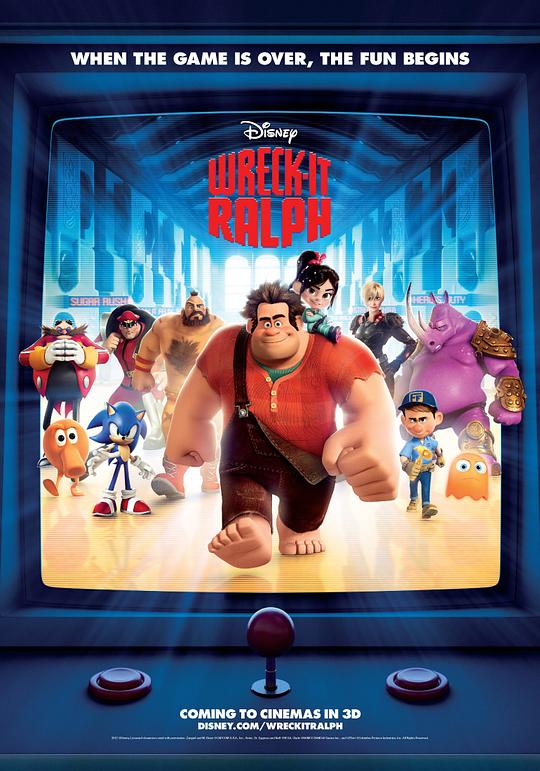 无敌破坏王Wreck-It Ralph(2012)插图%4K电影下载_3D影视资源_杜比视界迅雷下载