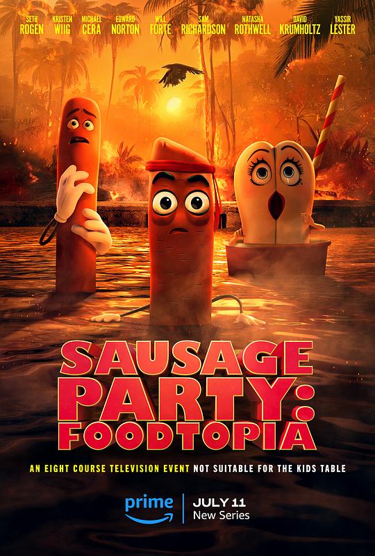 香肠聚会：食托邦Sausage Party: Foodtopia(2024)插图%4K电影下载_3D影视资源_杜比视界迅雷下载
