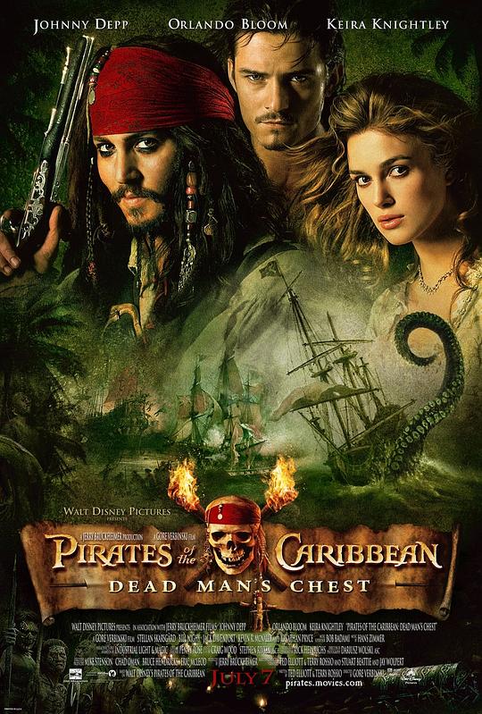 加勒比海盗2：聚魂棺Pirates of the Caribbean: Dead Man’s Chest(2006)插图%4K电影下载_3D影视资源_杜比视界迅雷下载
